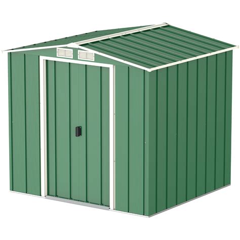 Partner Eco Apex Roof Metal Shed 